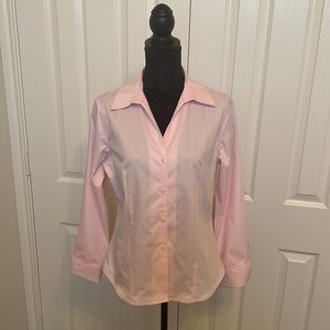 Calvin Klein light pink career blouse.